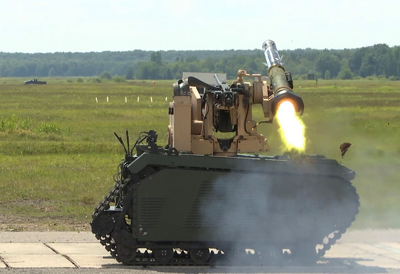 Tên lửa Javelin được thử nghiệm trên UGV

